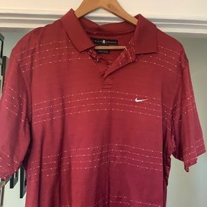 Size L Tiger Woods Nike golf shirt
